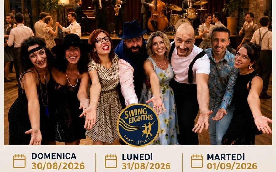 Locandina di Swing Eighths alla Fiera Mondiale del Peperoncino di Rieti