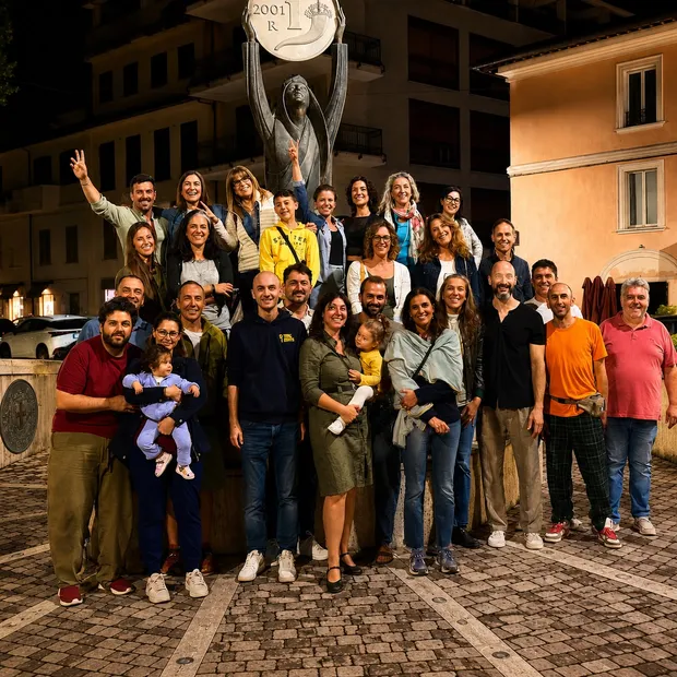 Coppie che ballano Lindy Hop durante una lezione di Swing Eighths